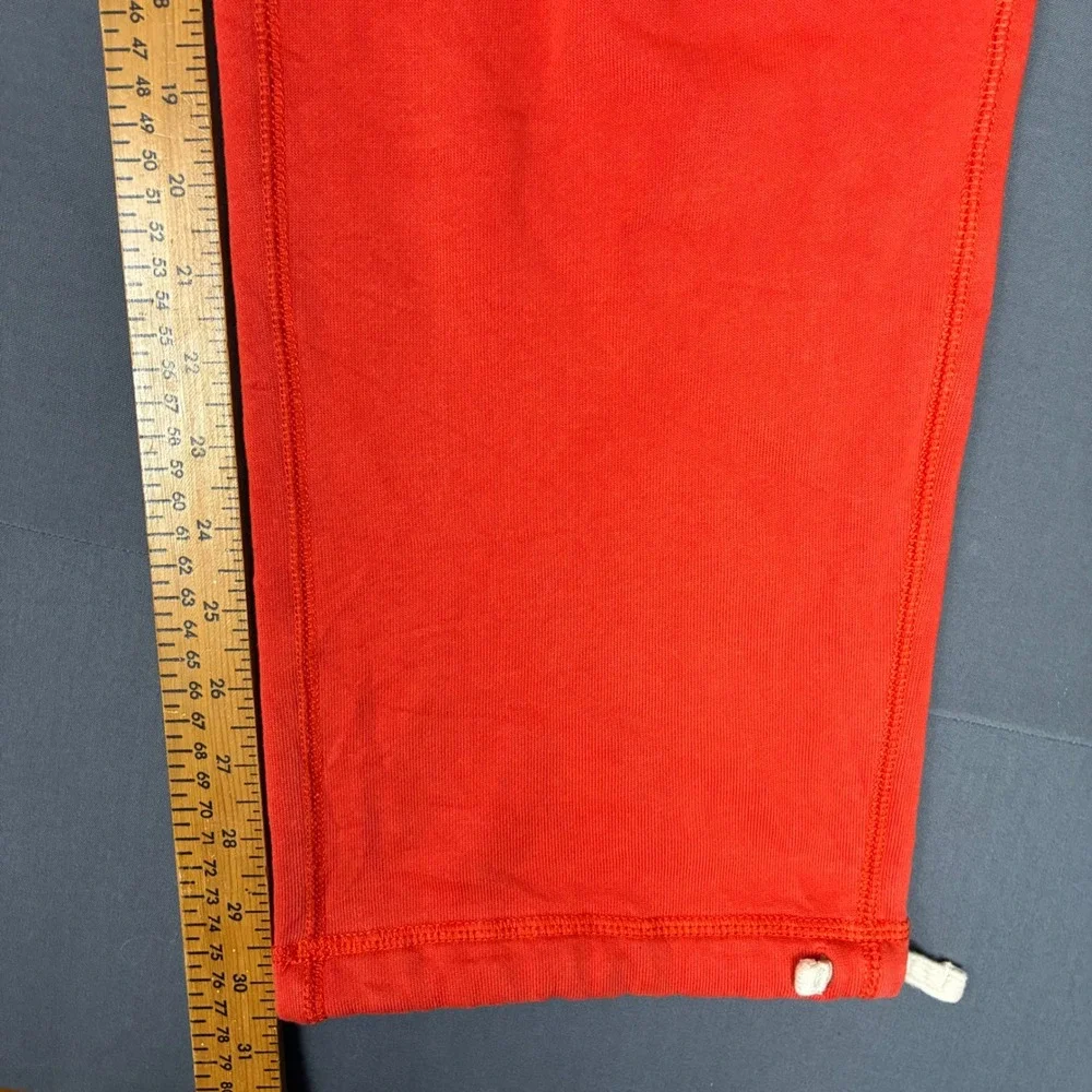 Polo Ralph Lauren Red Fleece Jogger Sweatpants Men's Size Large Open Hem